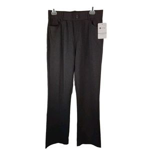 Afitne Womens Pants M Dark Gray Athletic Pants With Pockets 32" Inseam